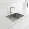 Pure.Sink Luxion Stainless steel sink 36x40 cm undermount, flush mount, and top mount  PLX3640-02